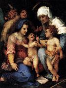 Andrea del Sarto Madonna and Child with St Elisabeth, the Infant St John, and Two Angels Sweden oil painting artist